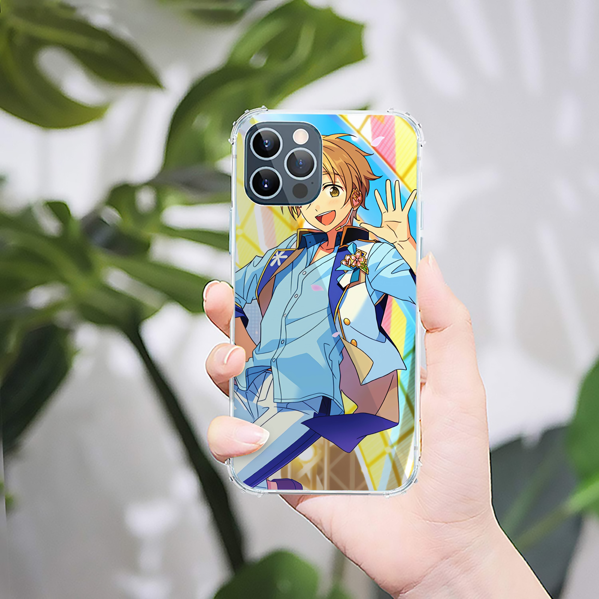 （画像用） あんさんぶるスターズ! Ensemble Stars 【iPhone 12シリーズ対応】透明スマホケース（クリアソフトケース）